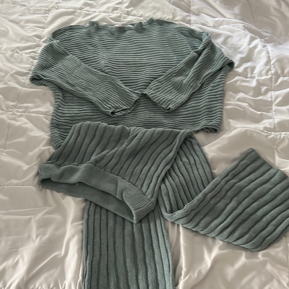 Free People Beach Marching Sweater Set